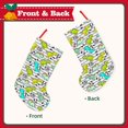 thumbnail image 2 of Sikiie Funny Dinosaurs on Stripes Christmas Stockings,18 Inches Christmas Stockings Xmas Hanging Stockings for Family Christmas Decorations & Gifts, 2 of 7
