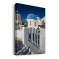 thumbnail image 2 of Santorini Sidewalk Premium Gallery Wrapped Canvas - Ready to Hang, 2 of 9