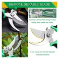 thumbnail image 5 of Pruning Shears - Garden Clippers Pruner, 7.5 Inch Stainless Steel Handheld Branch Gardening Scissors Snips Tool with Safety Lock, 5 of 6