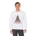 thumbnail image 6 of All Booked For Christmas Unisex Heavy Blend Crewneck Sweatshirt, 6 of 11
