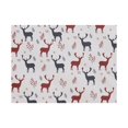 thumbnail image 1 of Christmas Placemats For Dining Table Christmas Holiday Rustic Retro Thanksgiving Washable Placemats, 1 of 6