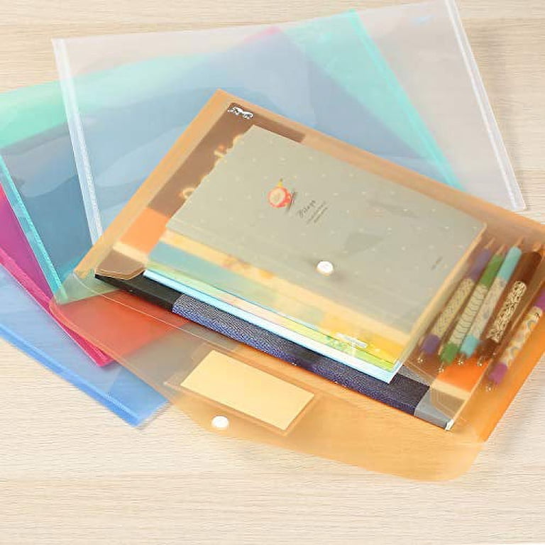 Mr. Pen Plastic Envelopes Snap Closure, A4/Letter, 10 Pack photo 3