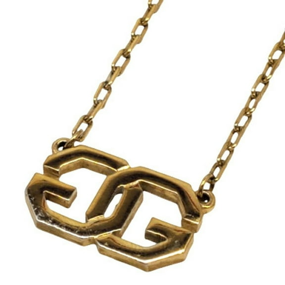 Pre-Owned GIVENCHY GG Necklace, Gold Plated, Women's, Vintage, GP, Kaizuka Store,... (Fair)