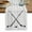 White Black, variant on Ice Hockey Table Runner, Farmhouse Rustic Ball Sport Game Wooden Grain Washable Cotton Linen Table Runners 36 Inches Long, Dresser Scarf Runner for Nightstand/End Tables/Round Tables 13''x36''