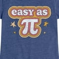 thumbnail image 3 of Instant Message - Easy As Pi - Toddler & Youth Girls Short Sleeve Graphic T-Shirt, 3 of 6