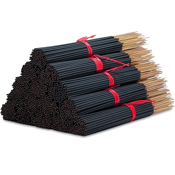 Sandalwood Mysore Exotic Incense Sticks 11 Inch - Bulk 1 Bundle 45 to 50 Sticks - Natural 11" Long Lasting Aroma That Burns for 45 to 60 Minutes.