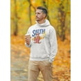 thumbnail image 2 of Sloth Surfer Hoodie Men - Men Hoodie, White, 4XL, 2 of 4