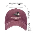 thumbnail image 3 of Stupid Wolf Bird Baseball Cap,Funny Men Women Hat Baseball Cap,Stupid Wolf Bird Funny Humor Men Women Hat,Wolf Birds Men Women Hat Baseball Cap, 3 of 6