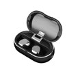 thumbnail image 1 of sweethay X26 Auriculares Bluetooth 5.0 Auriculares binaurales inalámbricos Revestimiento en la oreja Metal Graves profundos HiFi Reducción de ruido Cables de audio/vídeo Negro, 1 of 1