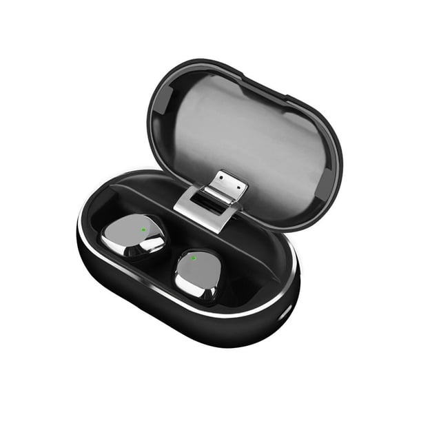 sweethay X26 Auriculares Bluetooth 5.0 Auriculares binaurales inalámbricos Revestimiento en la oreja Metal Graves profundos HiFi Reducción de ruido Cables de audio/vídeo Negro