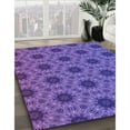 thumbnail image 3 of Ahgly Company Machine Washable Indoor Rectangle Transitional Purple Amethyst Purple Area Rugs, 2' x 5', 3 of 7