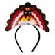 thumbnail image 2 of Diadema de pavo Hugo accesorios para el cabello decoraciones de Halloween marrón, 2 of 7