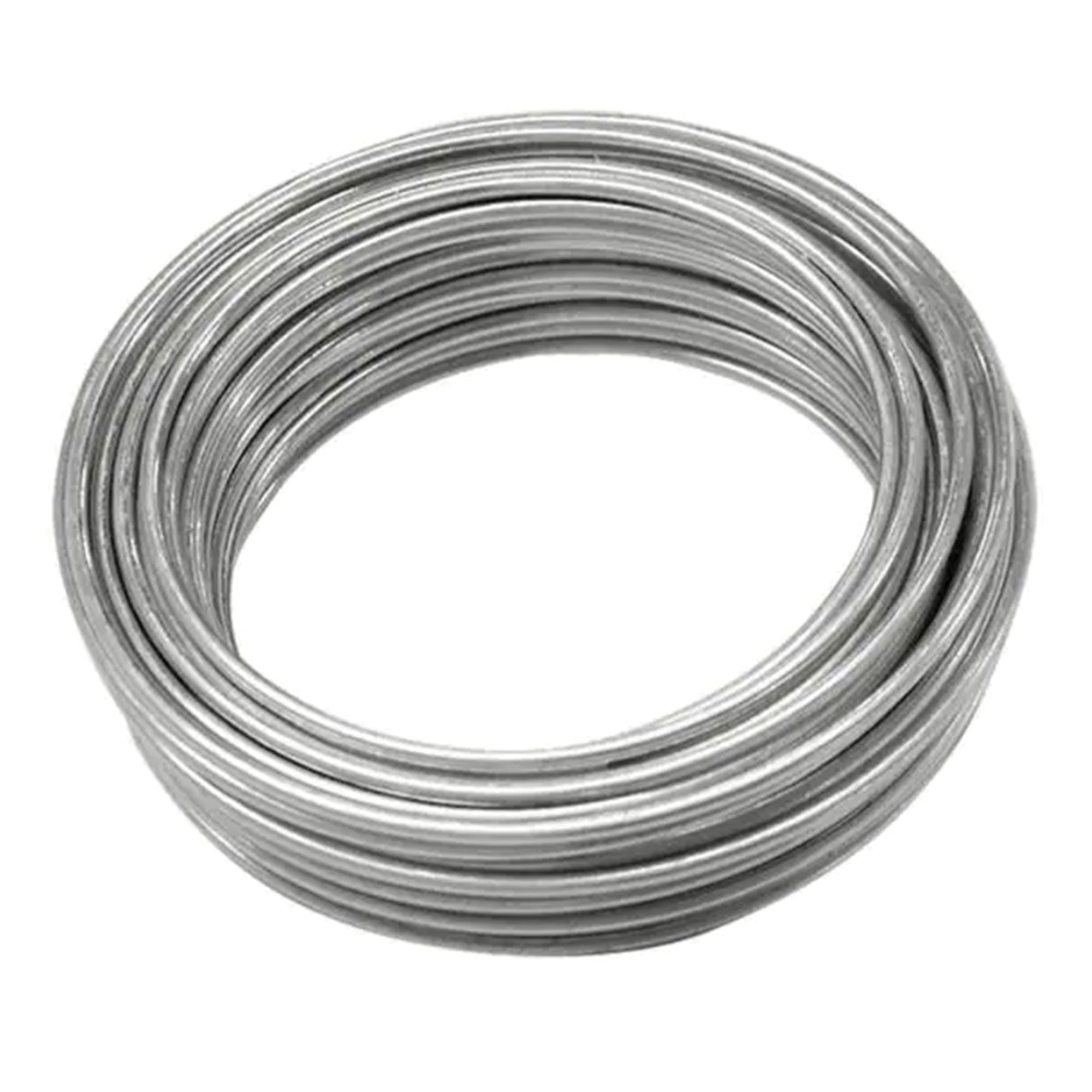 (3 pack) Ook Hanging Wire, 25 ft, 55 lbs, 16 Gauge Wire, Galvanized Steel, Silver