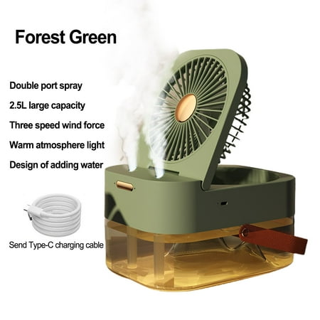 

GLFILL New Humidifier Spray Fan Portable Fan Air Cooler Air Humidifier Usb Desktop Fan