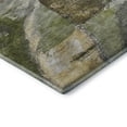 thumbnail image 3 of Addison Rugs Mayfield Premium Machine Washable Transitional Abstract Olive Rectangle Rug, 9' X 12' Machine Washable Transitional Abstract Olive Oversized Sherpa Throw Blanket, 3 of 6