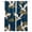 Blue, variant on White Crane Kitchen Curtains Vintage Chinese Auspicious Cloud Animal Art Red Cafe Short Curtains for Bathroom Blackout Window Curtain Small Window Tier Drapes for Bedroom Living Room 27.5"x39"x2