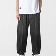 FcBaudy Full Length Pants Jeans Men New Style Casual Comfortable Gradient Carry Pockets Pants Men Pants