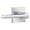 Polished Chrome, variant on Miseno MLK4022 Lorton Flat Bar Passage Door Lever Set - Polished Chrome