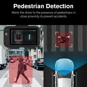 YADA Roadcam AI PLUS, AI-Powered 4K Dash Cam with 1080p Rear Cam, Full-Coverage Driver Assistance