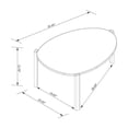 thumbnail image 3 of Manhattan Comfort Gales End Table and Coffee Table with Solid Wood Legs in Black, 3 of 12