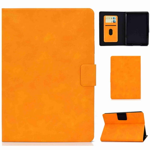 Dteck Slim Case for 6.8" Kindle Paperwhite (11th Generation-2021) Wallet Card Slots Premium Lightweight PU Leather Cover with Auto Sleep/Wake, Khaki