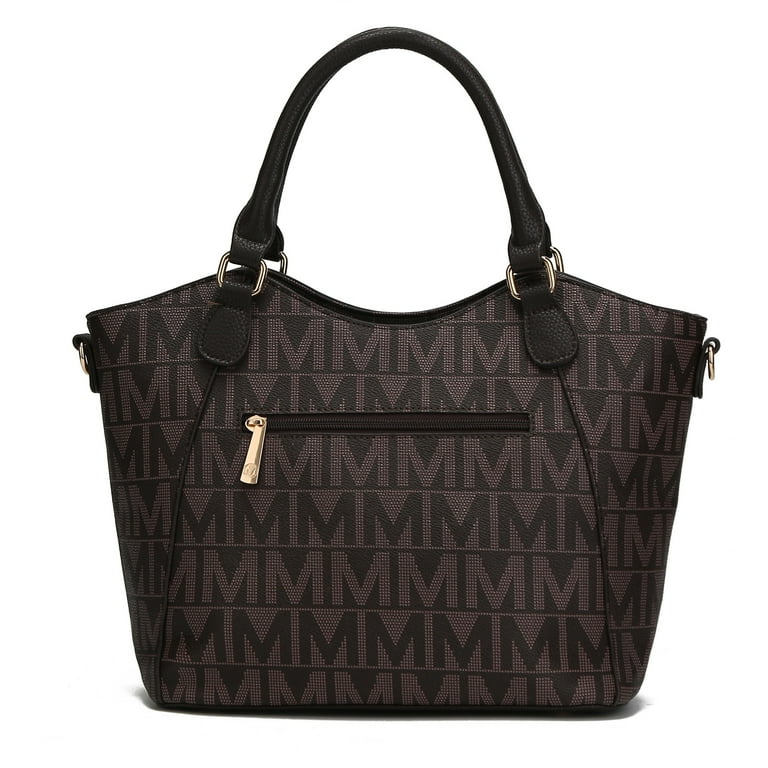 MKF Collection Fula Tote Bag for Women, Vegan Leather Top-Handle