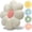 White, variant on 15.7'' Flower Shaped Throw Pillow, Soft Decorative Cushion for Sofa, Bed, and Floor Seating, White