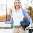 thumbnail image 4 of Equine Couture Women Smyrna Printed Long Sleeve Show Shirt, 4 of 6