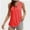Deep pink, variant on Women V Neck Curved Hem Tank Tops Summer Casual Sleeveless Loose Fit Tunic Tops
