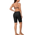 thumbnail image 4 of Swim Shorts for Women with Pockets High Waisted Swimsuit Shorts Board Shorts, 4 of 7