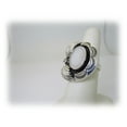 thumbnail image 3 of Native Ring American Leaf Solid Sterling Silver Shell Ring Size 6, 3 of 7