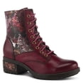 thumbnail image 2 of L'Artiste by Spring Step Marty Met Hand Painted Metallic Floral Ankle Boots for Women | Shoes for Women with Arch Support and Flexible Sole, 2 of 9