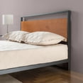 thumbnail image 5 of Zinus Suzanne 37" Metal and Wood Platform Bed with Headboard, Queen, 5 of 8