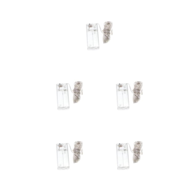 Billuyoard Lámpara de cadena Luces LED Iluminación decorativa a prueba de agua Blanco puro / 3 metros Blanco puro/3 metros 5Conjunto