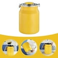 thumbnail image 3 of Weiweiguan Seau à Riz en Acier Inoxydable Seau de Rangement pour Riz Scellé Contenant de Rangement pour Riz pour la Maison, 3 of 6