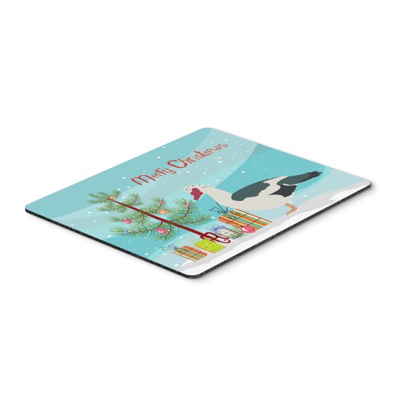 Carolines Treasures BB9231MP Muscovy Duck Christmas Mouse Pad Hot Pad or Trivet Teal Large multicolor