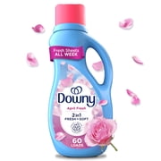 Downy Liquid Fabric Softener and Conditioner, April Fresh Scent, 44 fl oz, 60 Loads