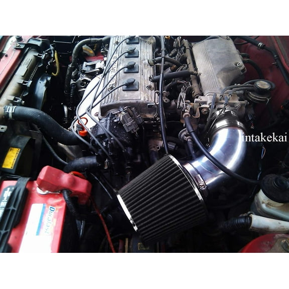 1990 1991 1992 1993 1994 1995 1996 1997 1998 1999 TOYOTA CELICA 1.6L 1.8L 2.2L l4 ENGINE AIR INTAKE KIT SYSTEMS (BLACK)