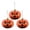 C, variant on BNNG Set of 3 Glass Jack O Lantern Halloween Ornaments Hanging Pumpkin Tree Decorations Mini Pumpkin Hanging Balls for Thanksgiving Halloween Holiday Party Home Decor