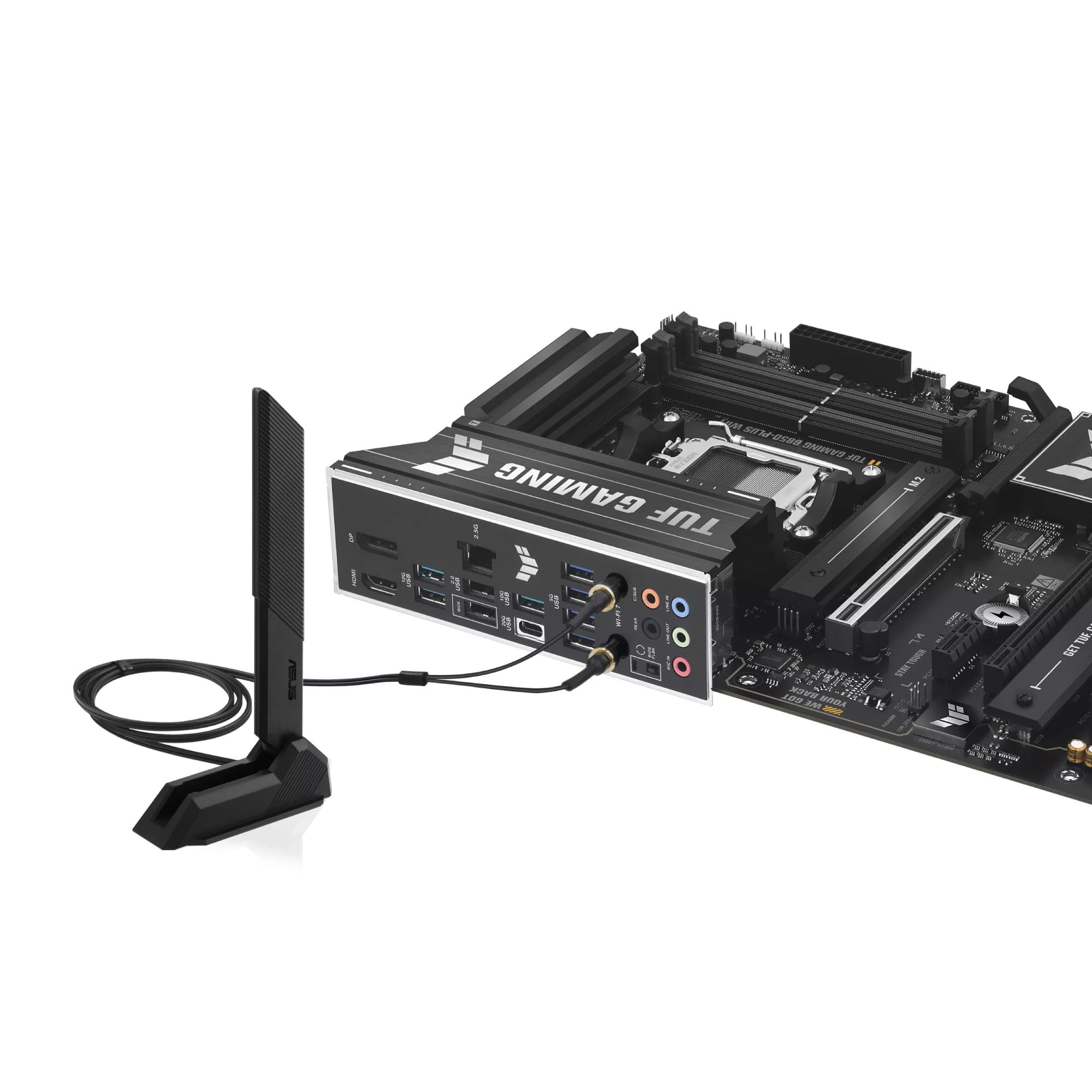 TUF B850-PLUS WIFI Gaming Desktop Motherboard - AMD B850 Chipset - Socket AM5 - ATX - Ryzen 7, Ryzen 8, Ryzen 9 Processor Supported - 192 GB DDR5 SDRAM Maximum RAM - DIMM, UDIMM - 4 x Memory Slots ...