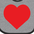 thumbnail image 4 of Inktastic Red Heart Boys or Girls Baby Bib, 4 of 4