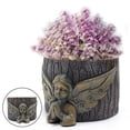 thumbnail image 3 of Estatuillas de maceta de ángel suculentas decorativas de escritorio maceta de cactus para interiores y exteriores jarrón de bonsái para DYNWAVEMX Jarrón de resina suculenta, 3 of 7