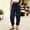 Dark Blue, variant on Women's Elastic Waist Drawstring Seamed Jogger Pants, Breathable Comfort Trousers for Outdoor Activities & Light Exercise Wear Blue S