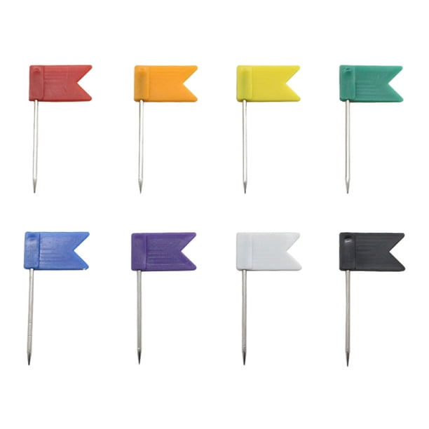 50 alfileres de mapa con banderas, chinchetas decorativas de corcho para tableros de dibujo, chinchetas de pared para papelería de oficina, mapas, banderas, carteles y manualidades.