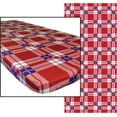 thumbnail image 4 of In the Breeze 8002 — Plaid 6 Foot Fitted Tablecloth — Colorful Camping, Picnic Gear — Washable and Reusable, 4 of 5