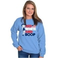 thumbnail image 2 of Betty Boop Red White Blue Patriotic Women Plus Size Sweatshirt Brisco Brands 4X, 2 of 4