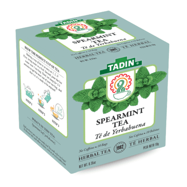 Tadin Spearmint Herbal Tea, 10 Bags 0.32 oz