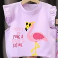 thumbnail image 2 of Girls Clothes T-Shirt Top + Shorts 2pcs Outfit Set Girl Spring Summer Clothing Size 3T 4T 5T 6T Little Girls School Clothing Set Kaprioy Girls Clothes, 2 of 4