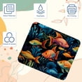 thumbnail image 3 of Fish Printed Square Mouse Pad, 8.3x9.8 Inch, Non-Slip Rubber Bottom Mouse Mat for Office and Gaming, 3 of 6