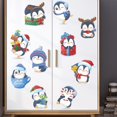 thumbnail image 3 of Christmas Wall Stickers Santa Claus Elk Wall Decals Removable DIY Snowman Wall Decor Christmas Party Window Playroom Bedroom Classroom Living Room, 3 of 6